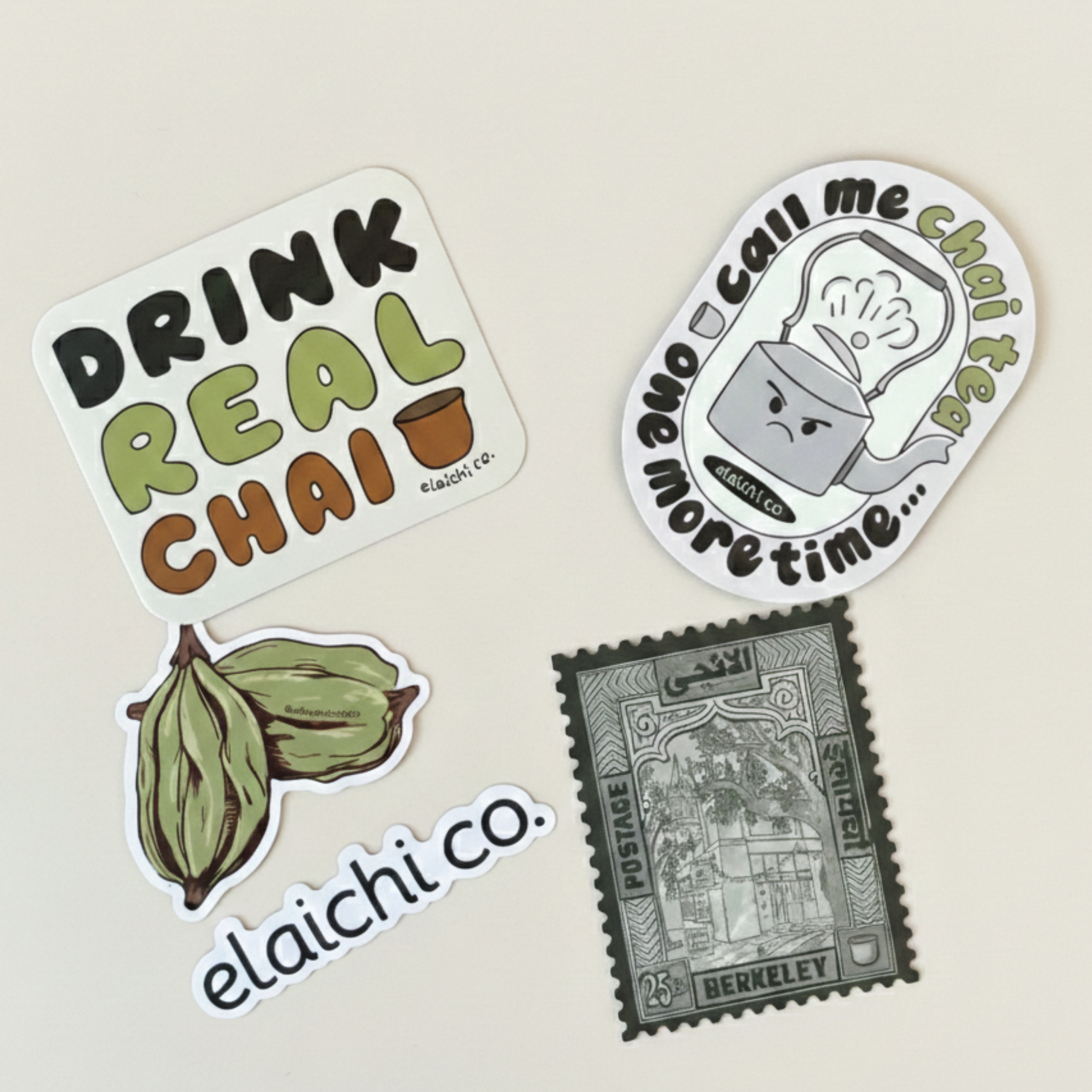 elaichi co. Sticker Pack